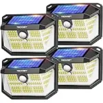4-Pack TECKNET 231 LED Solar Motion Lights for $10.07