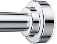 TEECK Stainless Steel Spring Tension Shower Curtain Rod for $7.99