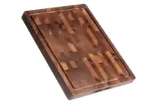 THETCHRY 17″ Walnut Wood Cutting Board w/ Handle – $28