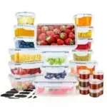 TINANA 52-Piece Food Storage Container Set with Airtight Lids – $24.99 ($50.00 Value)