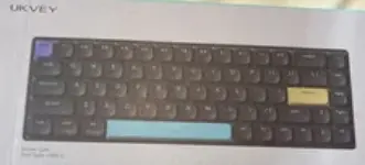 UK Vey Rechargeable Mechanical Keyboard – Bluetooth 2.4GHz, Now $15.32