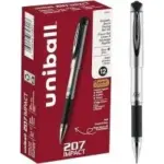 Uni-Ball 207 Retractable Gel Ink Pens (12-Count, 0.5mm) for $10.98