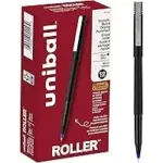 12-Pack Uni-ball Rollerball Pens, Micro Point 0.5mm, Now $6.26