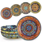 4-Piece Vancasso Porcelain Bohemian Serving Bowls for $28