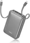 VINKO 22.5W 20000mAh Portable Charger with Built-in Cable for $14