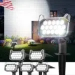 WdtPro Solar 3-Mode Outdoor Landscape Spotlight (6-Pack, Cool White) – $24.99