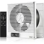 Windigaga 8″ Room to Room Through Wall Air Transfer Fan with Remote for $44.99