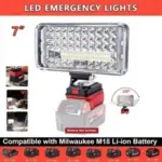 Wireless LED Work Light for Milwaukee M18 18V Battery – $12.59 (40% Off)