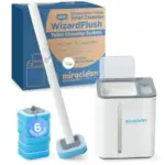 WizardFlush Toilet Brush System with Storage & 6 Refills – $12 ($25 List Price)