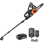 Worx WG323 20V Power Share 10-inch Cordless Pole Chain Saw for $129.98