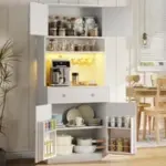 Wrought Studio 71-inch Tall Kitchen Pantry Storage Cabinet with Doors & Drawer – $159.99 ($899.93 Value)