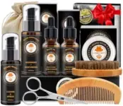 XIKEZAN Grooming Beard Kit $8.49 at Amazon