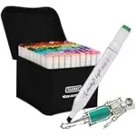 YASNAY 100-Color Dual Tip Alcohol Markers – $17.99 ($49.99 Original)