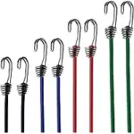 Yelier Bungee Cords with Hooks, 8-Piece Set (12″-36″) – $4.99 ($9.98 Value)