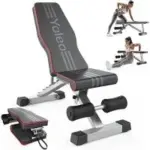 Yoleo Adjustable Weight Bench with 660 lb Capacity for $55.49