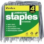 50-Pack Zevlux 4″ Heavy Duty Landscape Staples (12 Gauge Galvanized) – $6.99