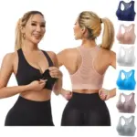 Zip Front Push Up Sports Bra – $4.49 (50% Off)
