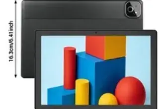 10.1″ IPS Tablet with 128GB Storage and Dual Cameras for $92.98