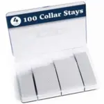 100-Piece Durable Plastic Collar Stays for $3.99