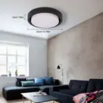 12-Inch Modern Acrylic LED Round Ceiling Light Fixture for $22.31