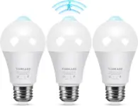 13W LED Motion Sensor Light Bulb 3-Pack for $9.99