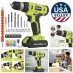 20V Electric Drill Set with 21+1 Settings for $68.39