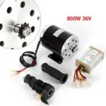 36V 800W Electric Brushed DC Motor Kit for E-Scooter and Bicycle – Now $120.85