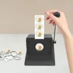 37mm Round Manual Graphic Punch Die Cutter Tool for Card Badges – Now $52.71