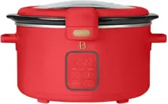 4 Qt Digital Slow Cooker with Hinged Locking Lid for $25.97
