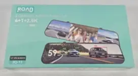 4K Rear View Mirror Dash Camera with Backup Camera – Now $184.99