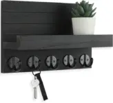 5-Hook Key Holder with Mail Shelf for $13 $13.00