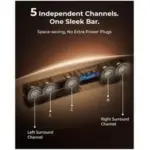 5.1CH Home Theater Soundbar System with Dolby Atmos for $158.39