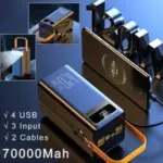 70000mAh Portable Power Bank Fast Charger for $41.00