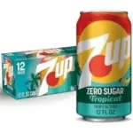 7UP Tropical Zero Sugar Soda 12-Pack for $5