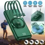 900000mAh Portable Wireless Charger with 4 Cables for Mobile Phones – Now $22.99