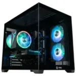 ABS Flux II Aqua Gaming Desktop with Intel Core i5-14400F and Arc B580 Graphics for $799