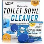 ACTIVE Automatic Toilet Bowl Cleaner Tablets – 12 Tabs for $11.87