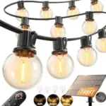 Addlon 198′ Outdoor Waterproof Solar String Lights Now $30