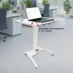 Height and Angle Adjustable Rolling Desk for $92.97