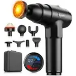 Aerlang Massage Gun with Heat, 7 Heads for $22.39