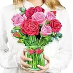 Airpark 3D Pop-Up Paper Flowers Bouquet for $5.99