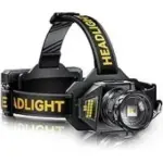 Aknear 2980-Lumen Zoomable Waterproof LED Headlamp for $13.99