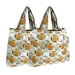 Set of 2 Allydrew Foldable Nylon Reusable Grocery Bags for $6.79