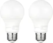 Amazon Basics A19 Dusk to Dawn Sensor LED Outdoor Light Bulb 2-Pack for $6 $6.00