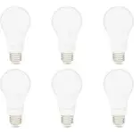 6-Pack Amazon Basics A19 LED Light Bulbs for $9.97 – 100 Watt Equivalent
