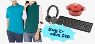 Save Up to 77% on Amazon Basics & Essentials + Extra $10 Off When You Buy 2 or More Items