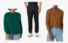 Up to 59% Off Amazon Essentials Apparel + Extra 40% Off When Buying 4 or More Items