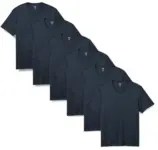 Amazon Essentials Men’s V-Neck T-Shirts 6-Pack for $10 $10.00