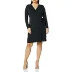Amazon Essentials Women’s Long Sleeve V-Neck Wrap Dress for $6.20