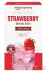 Amazon Grocery Strawberry Drink Mix with Caffeine – 10 Packets for $1.31